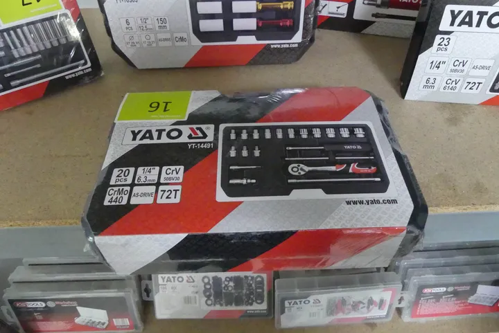 YATO Steckschlüsselsatz Modell: YT-14491
